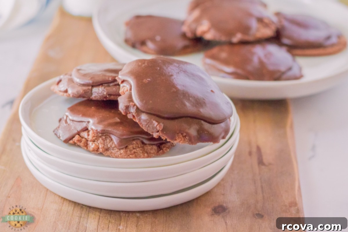 Texas Sheet Cake in Cookie Form 4 Ingredients for Texas Sheet Cake Cookies laid out on a table