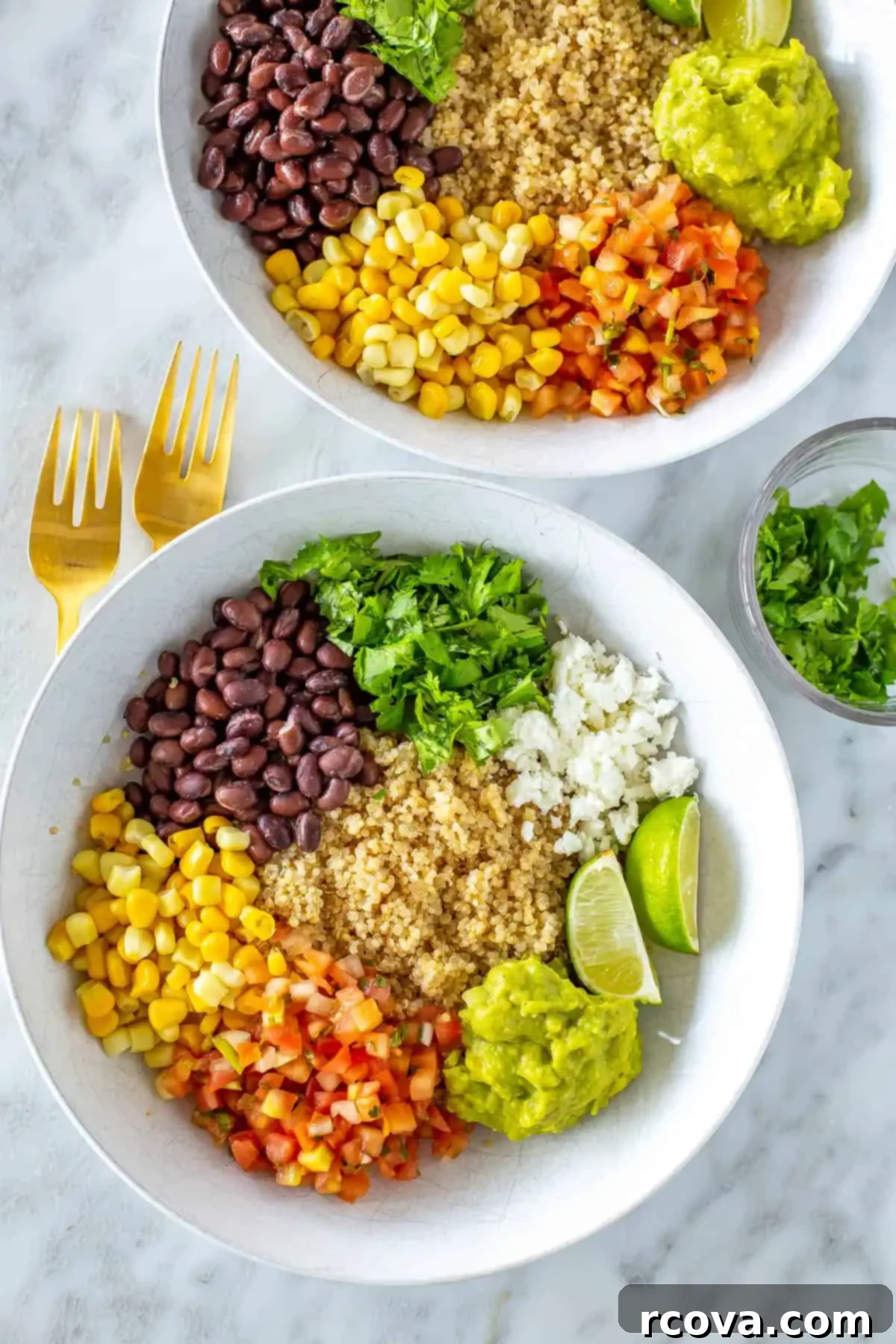 Over 20 Healthy Grain Bowl Recipes for Stress-Free Meal Prep 21 Instant Pot Quinoa Burrito Bowl via Eating Instantly for easy meal prep.