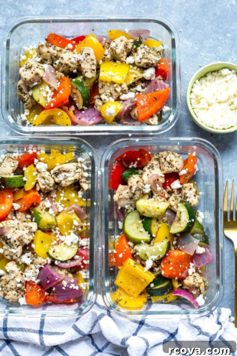 Meal Prep Shelf Life: Your Fridge Storage Guide 6 Sheet Pan Greek Chicken Meal Prep Bowls
