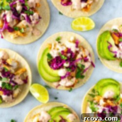 No-Fuss Fish Tacos 11 Several homemade fish tacos.