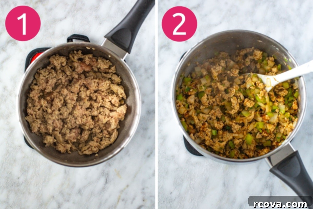 Effortless Southwest Chili 5 Steps 1 and 2 for southwest chili