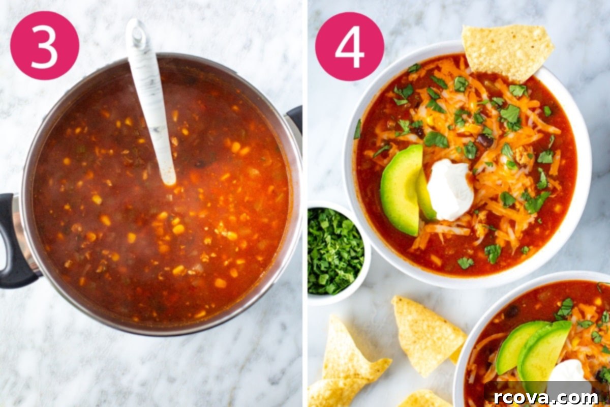 Effortless Southwest Chili 6 Steps 3 and 4 for southwest chili