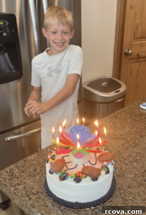 White Chocolate Strawberry Cake Batter Delights 10 Decorative birthday candle