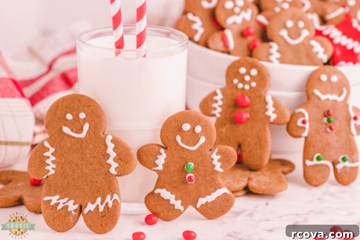 Perfectly Crafted Gingerbread Cut-Outs 2 best gingerbread cut out cookies with milk