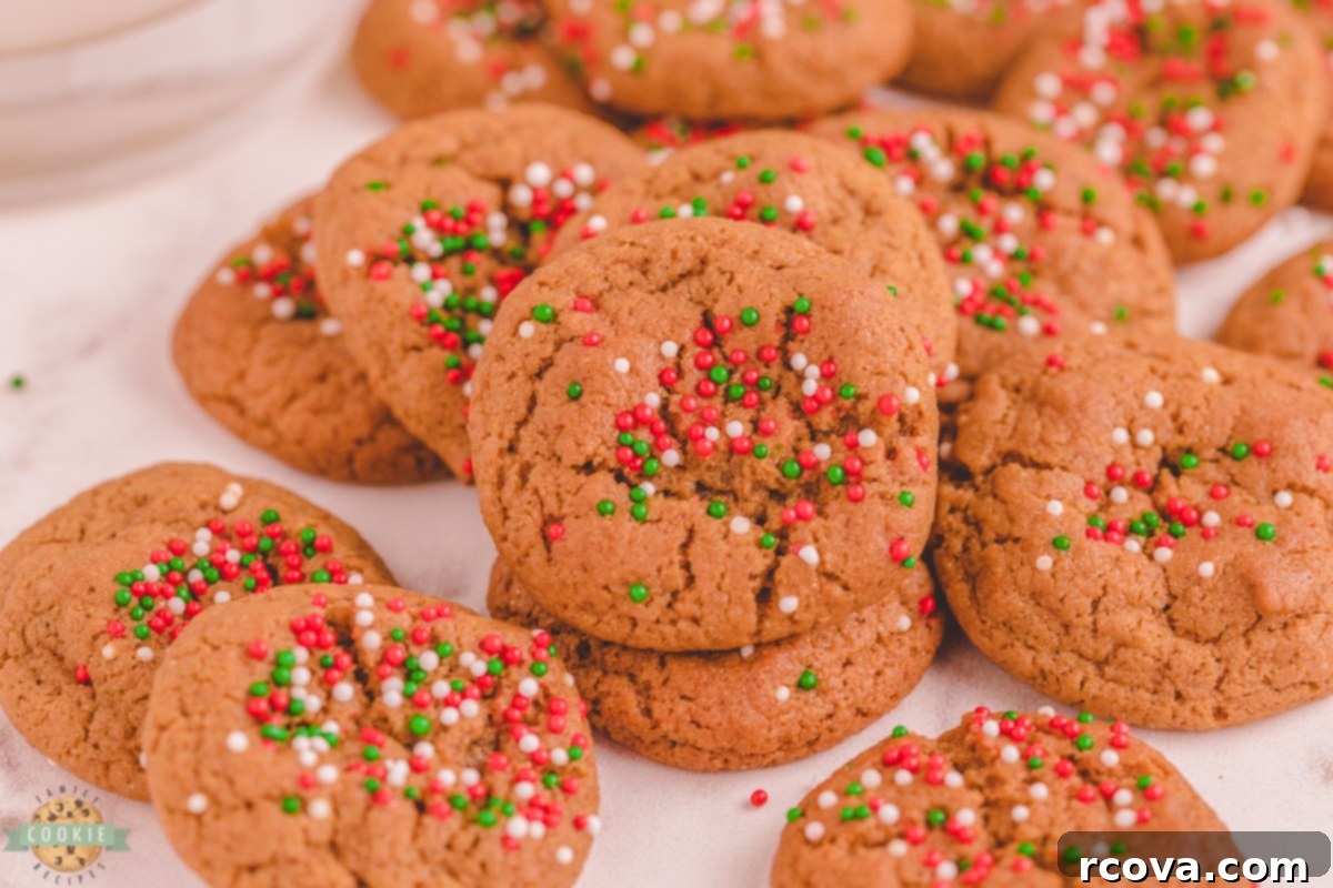 Bite-Sized Gingerbread Cookies 2 Mini Gingerbread Cookies