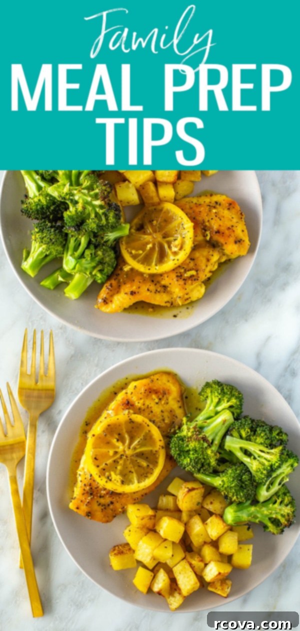 Smart Meal Prep for Busy Families 7 Meal prepping for a family can save time, money, and stress. Use these tips to plan and prepare healthy and delicious meals for the week. #familyrecipes #mealprep
