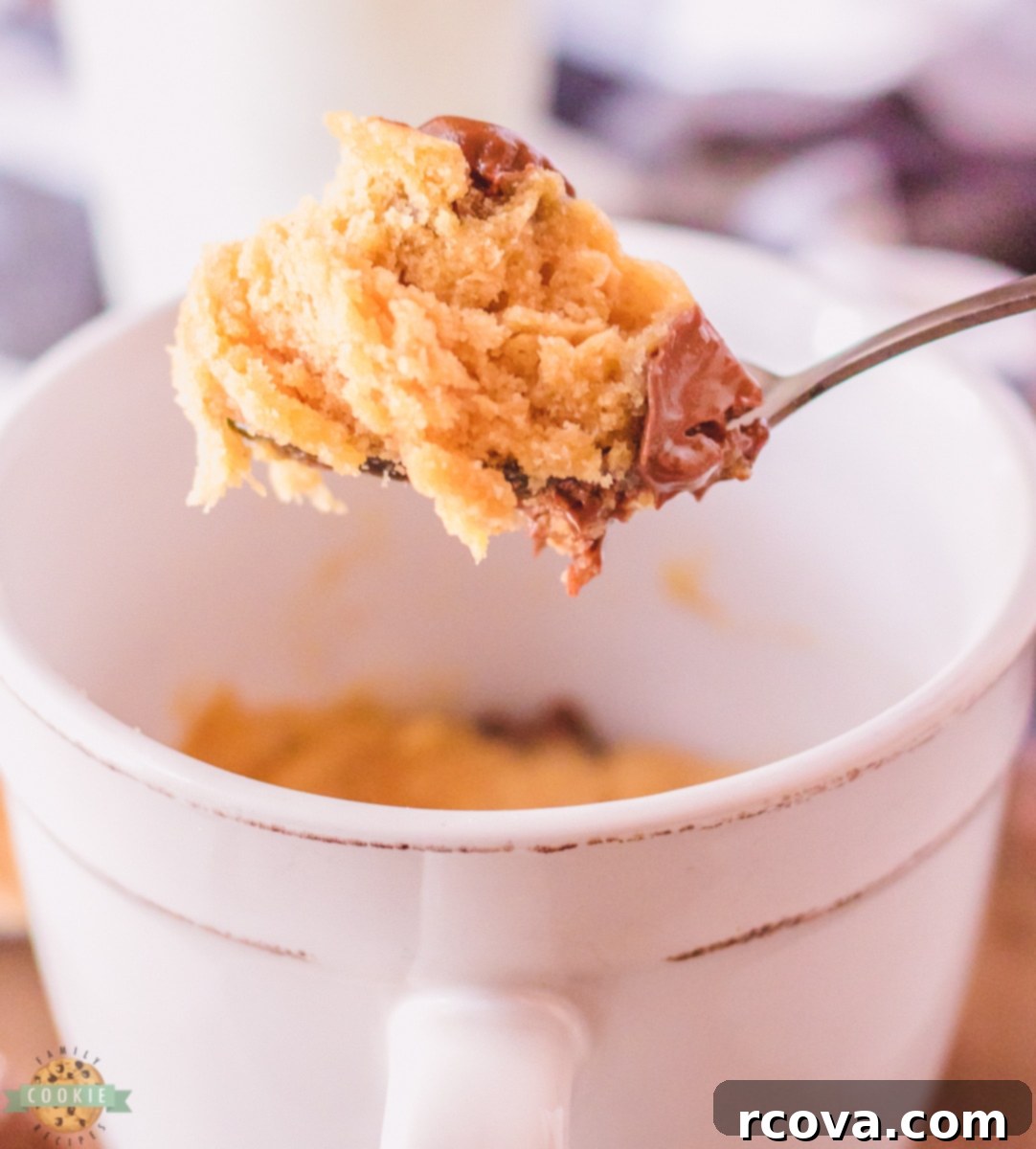 Quick Peanut Butter Mug Cookie 3 img 7245 2