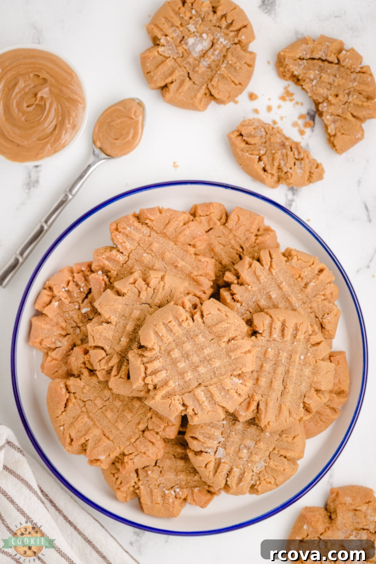 Effortless Peanut Butter Cookies 9 flourless peanut butter cookies