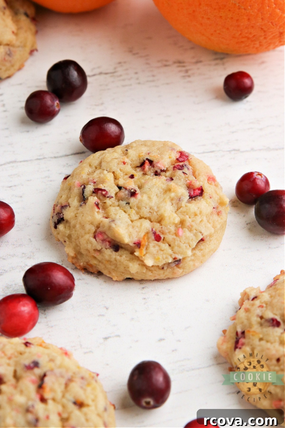 Ruby Orange Sunshine Bites 7 Cranberry Orange Cookies are soft, chewy and packed with orange flavor and fresh cranberries. The perfect cookie recipe for fall!