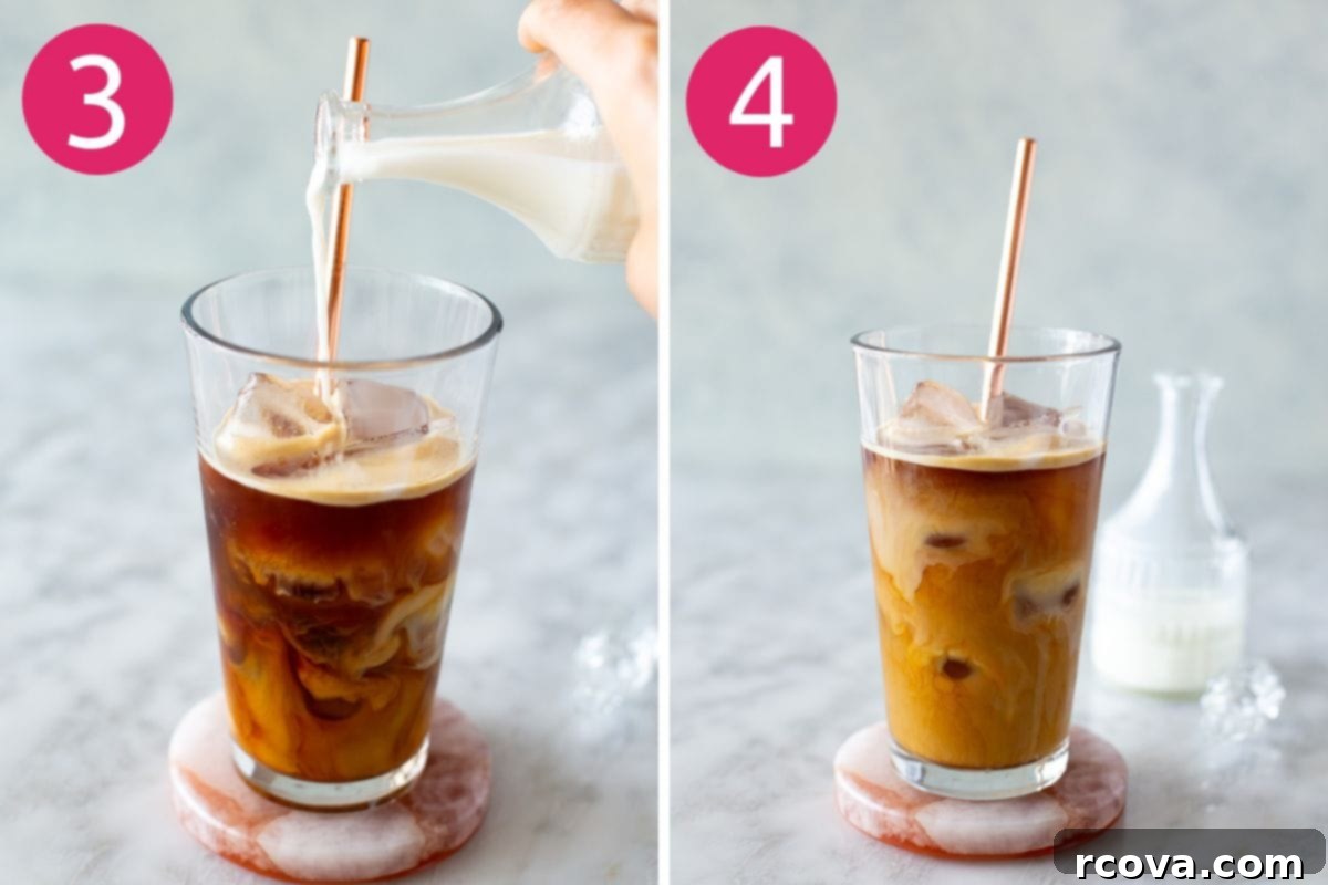 Unlock the Secrets to Amazing Iced Coffee 6 Steps 3 and 4 for making iced coffee