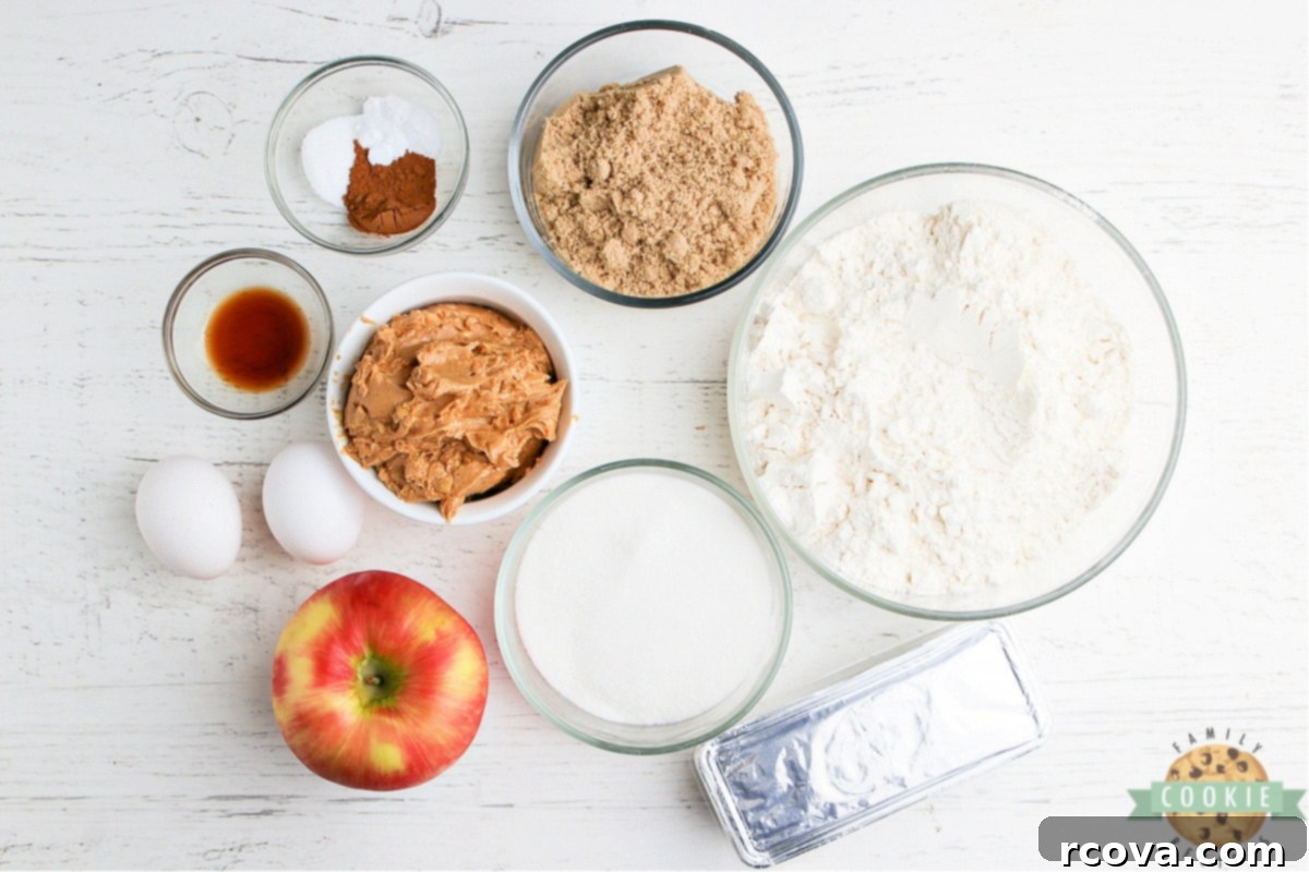 Irresistible Apple Peanut Butter Cookies 4 Ingredients in Apple Peanut Butter Cookies