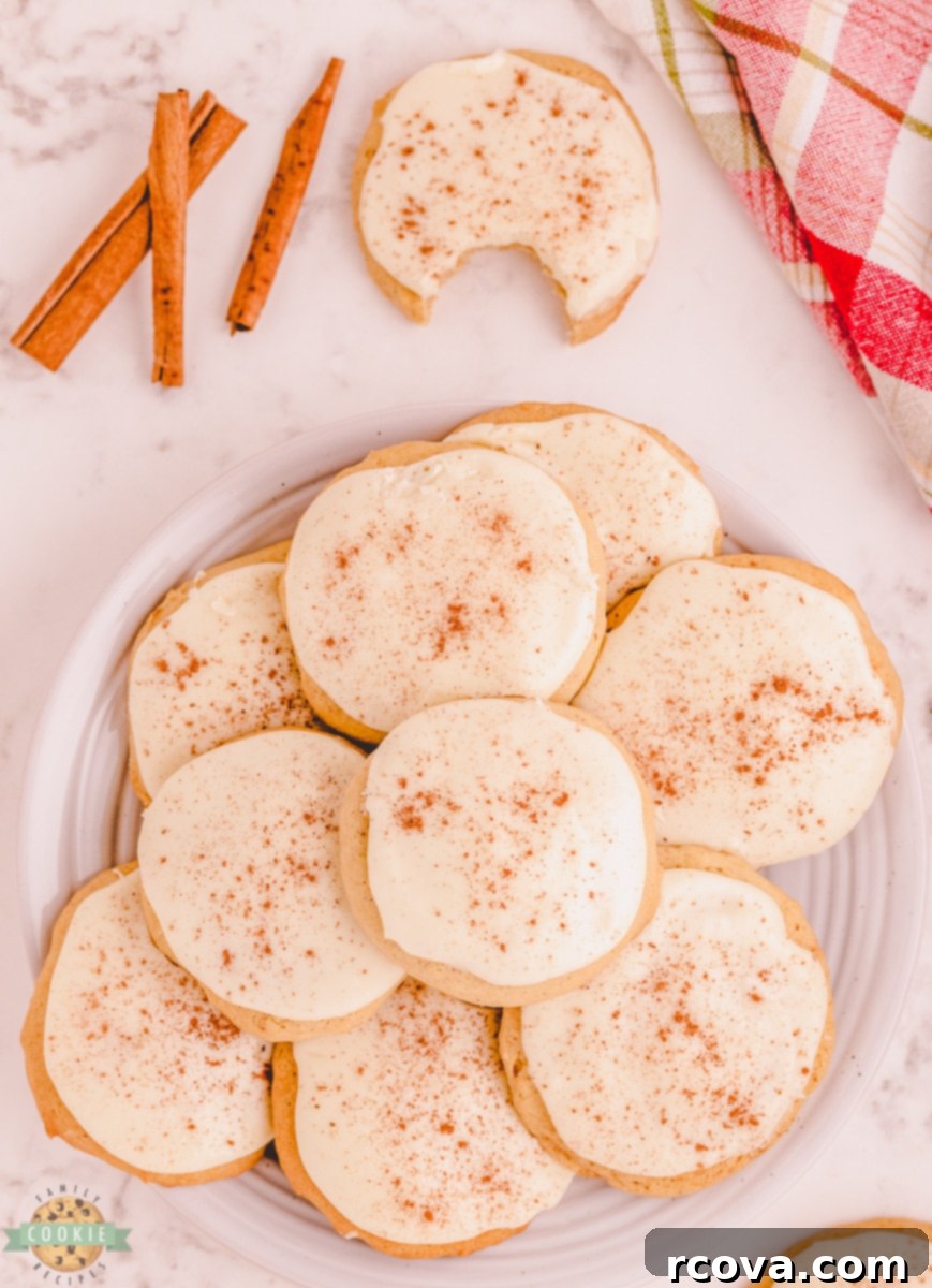 Iced Eggnog Delights 4 Ingredients for Frosted Eggnog Cookies