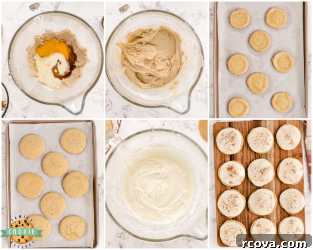 Iced Eggnog Delights 5 how to make frosted eggnog cookies step by step
