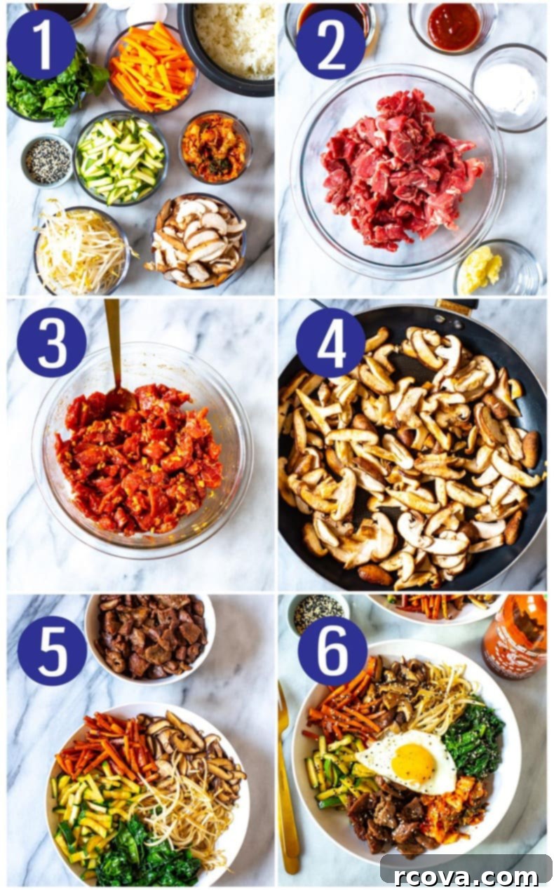 Bibimbap Remix Beef Stir Fry 4 Korean Bibimbap Recipe