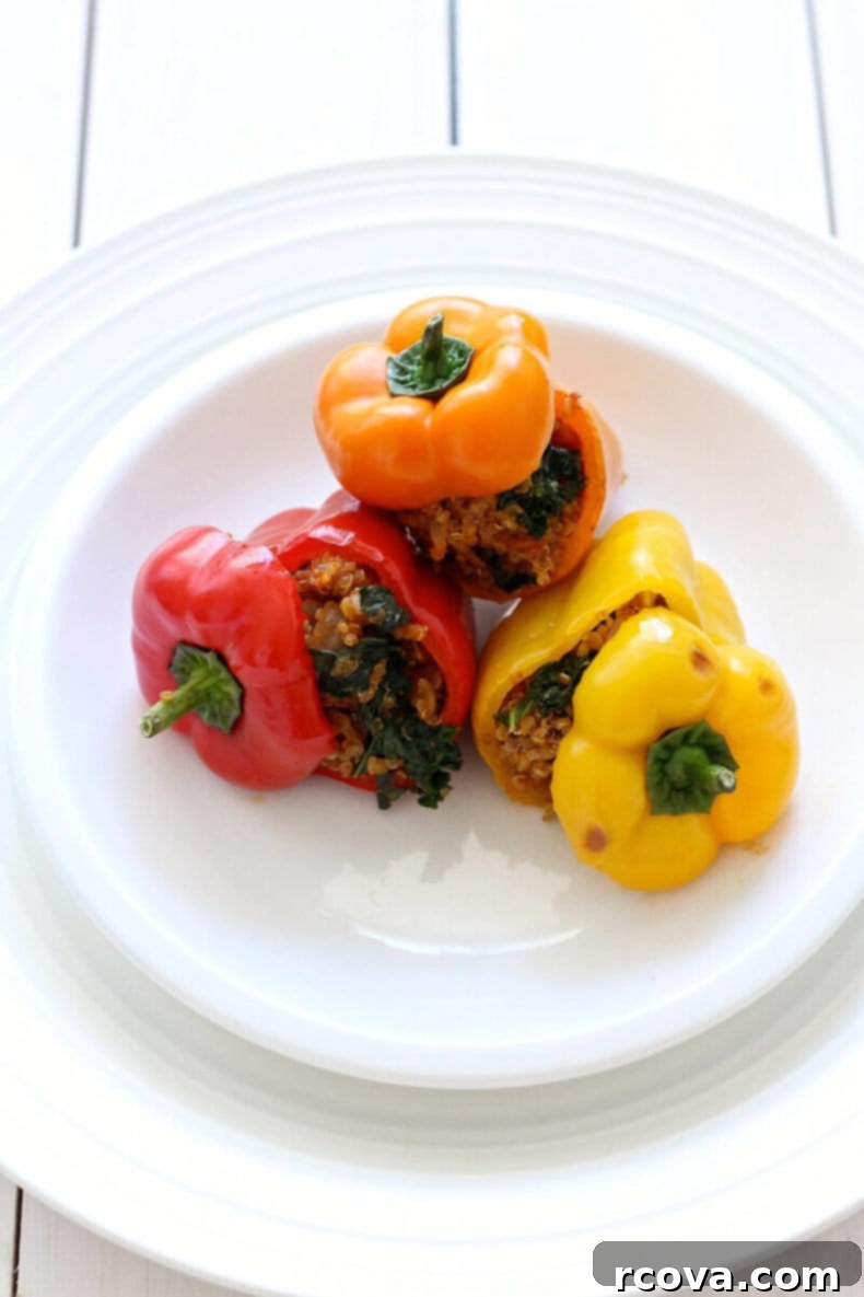 Stuffed Mini Peppers with Quinoa and Turkey 2 Quinoa and Turkey Stuffed Mini Bell Peppers