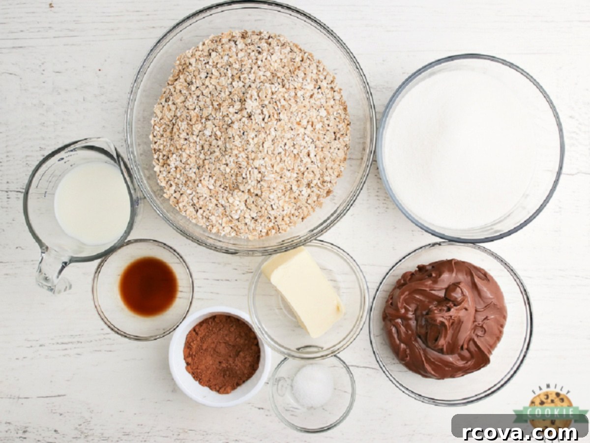 Effortless Nutella Treats 3 Ingredients in Nutella No Bake Cookies