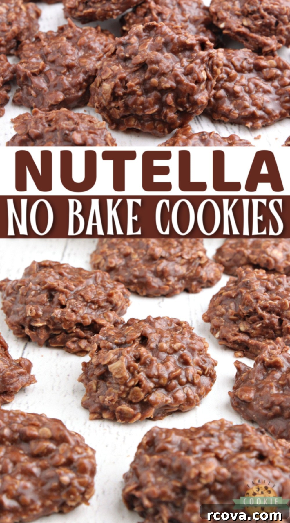 Effortless Nutella Treats 9 Nutella No Bake Cookies are just like traditional no bake cookies, but with Nutella instead of peanut butter. Made