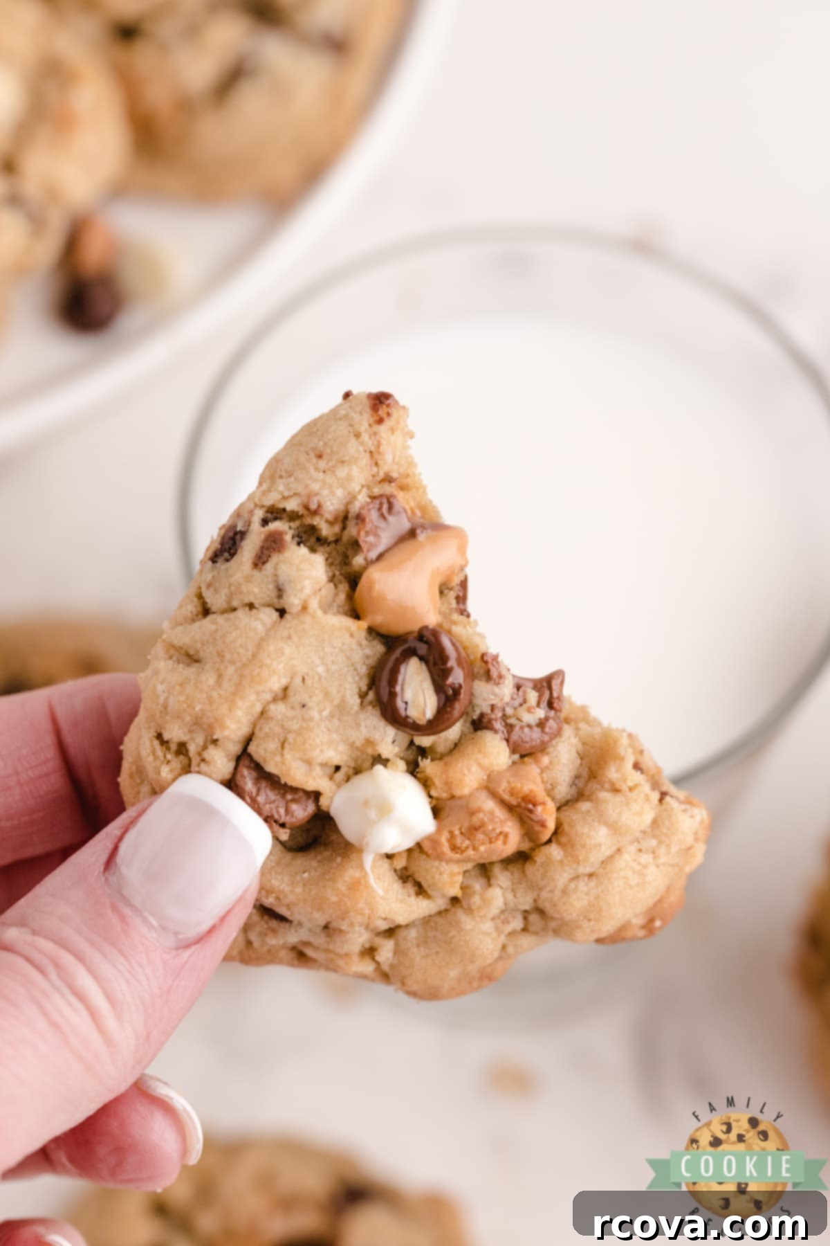 Decadent Five-Chip Peanut Butter Oatmeal Treats 11 Peanut Butter Oatmeal Cookies with 5 different kinds of chips