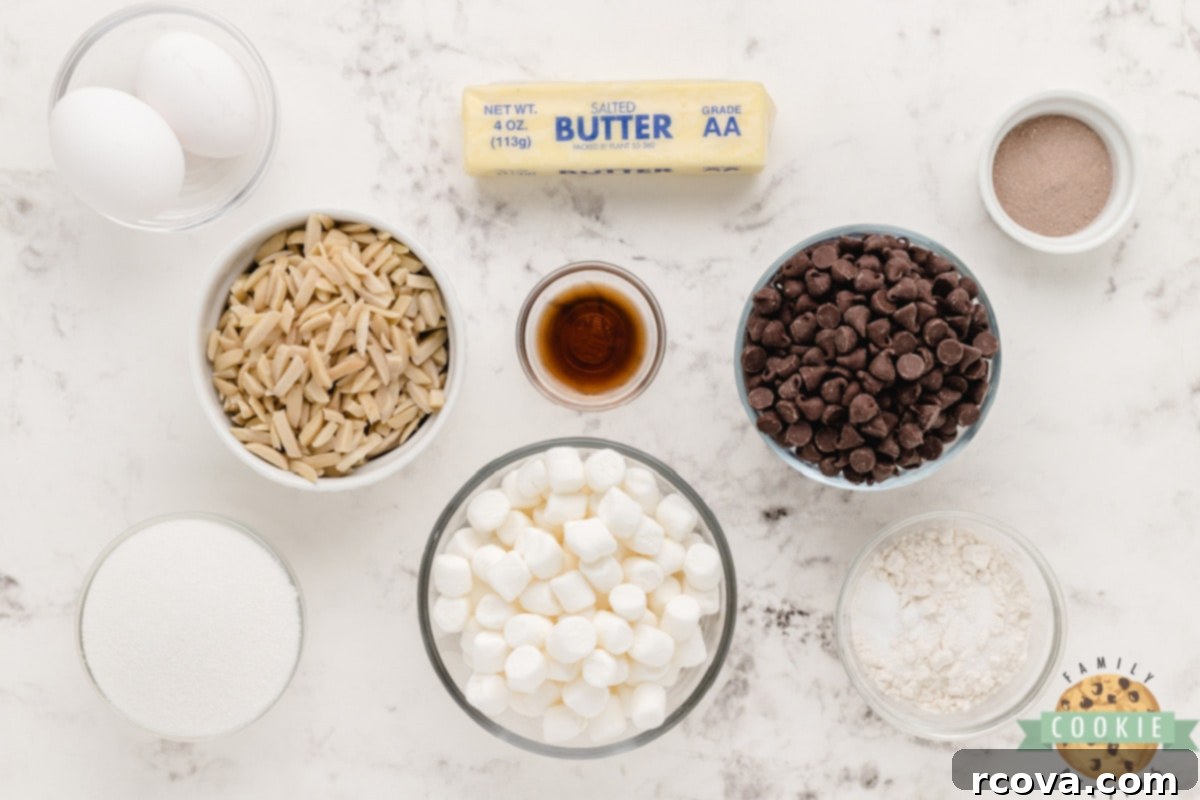 Ultimate Rocky Road Cookies 4 Ingredients in Rocky Road Cookies