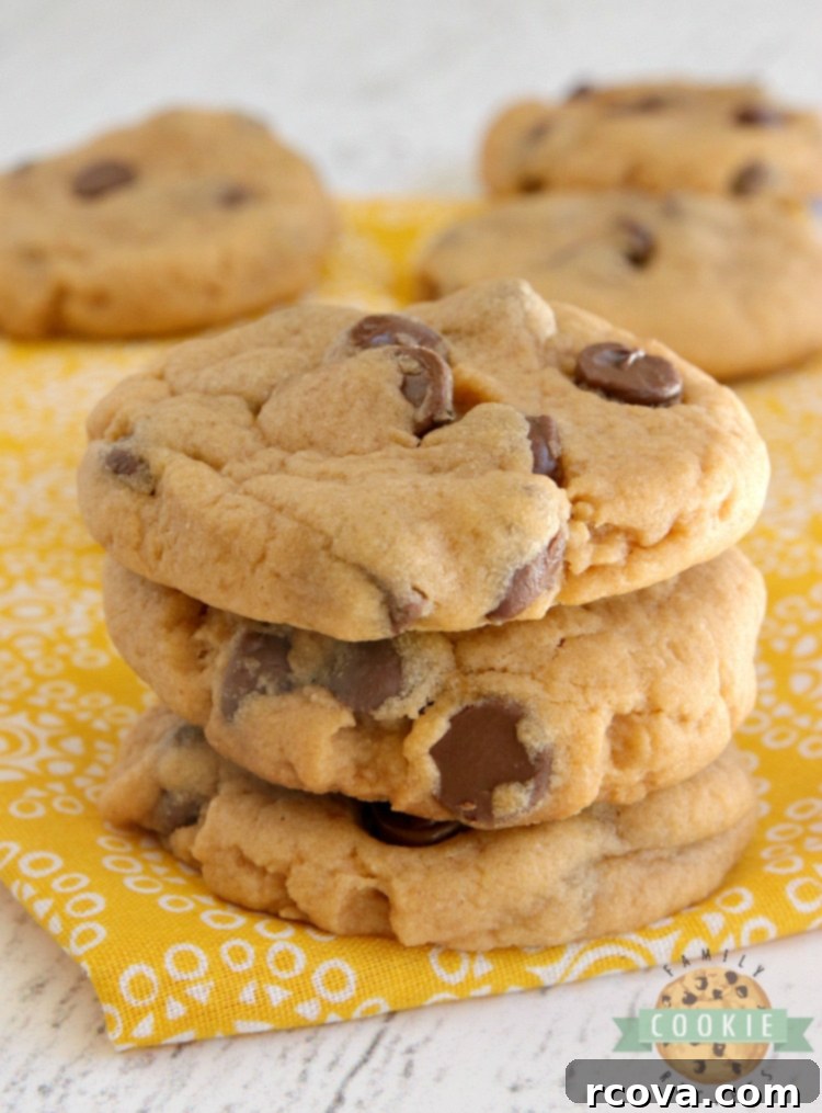 Irresistible Homemade Chocolate Chip Cookie Recipes 23 Butterscotch Chocolate Chip Cookies, soft and chewy, with visible chips.