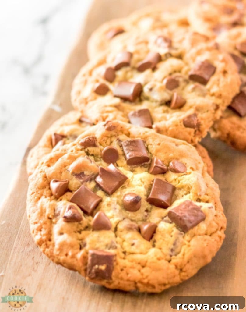 Irresistible Homemade Chocolate Chip Cookie Recipes 9 Copycat Chick-fil-A Cookies, soft and chewy, with chunks of chocolate and oats.