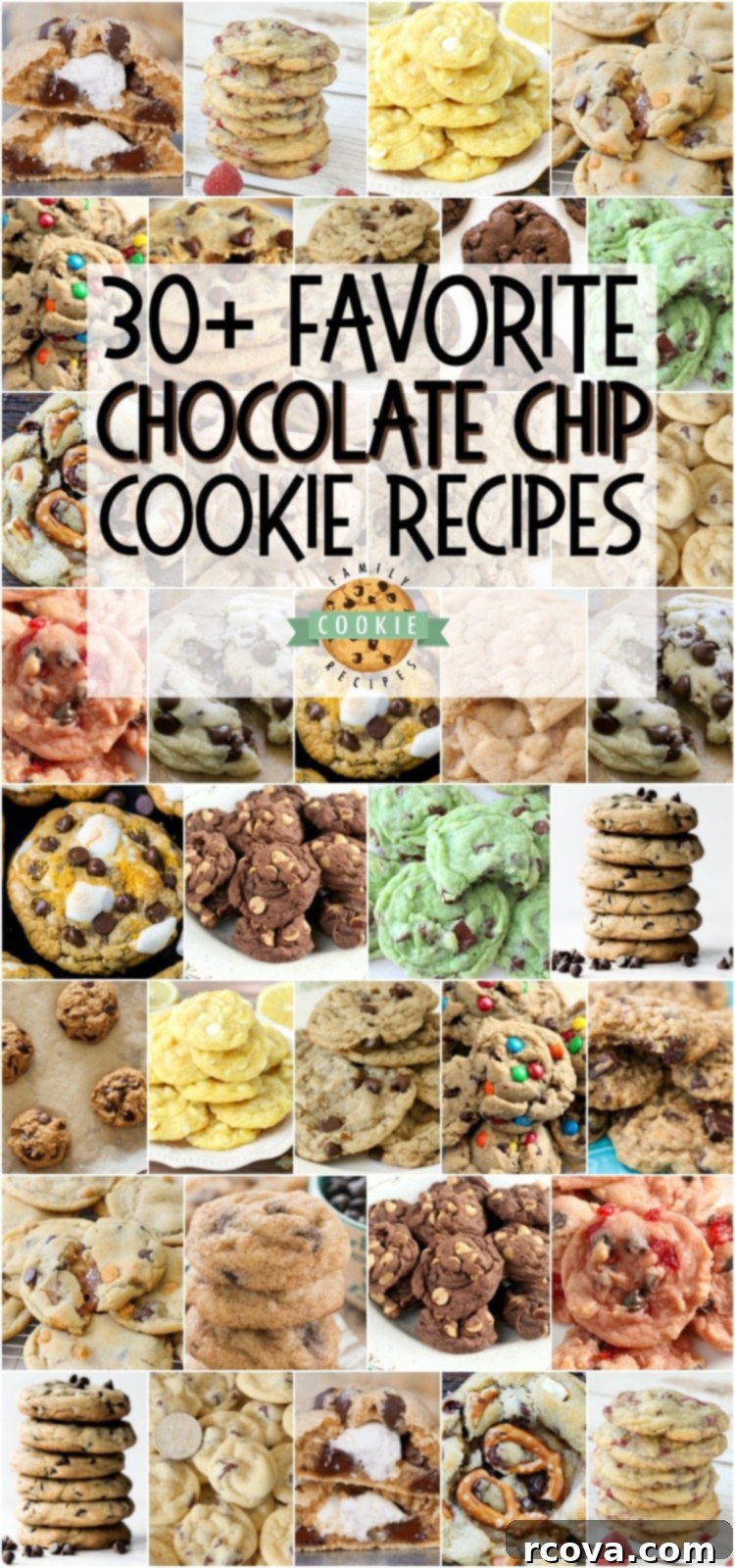Irresistible Homemade Chocolate Chip Cookie Recipes 93 A Pinterest-friendly collage featuring various homemade chocolate chip cookie recipes, inviting readers to explore the collection.