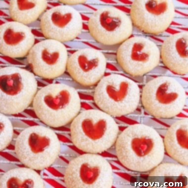 Sweetheart Thumbprint Cookies 7 Sweetheart Valentine Thumbprint Cookies