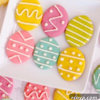 Whimsical Easter Egg Sugar Cookies 8 Easter Egg Sugar Cookies recipe
