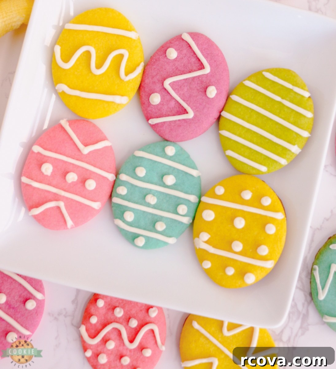 Whimsical Easter Egg Sugar Cookies 9 Easter Egg Sugar Cookies recipe