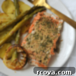 One Pan Dijon Salmon Delight 2 Dijon Salmon Sheet Pan Dinner