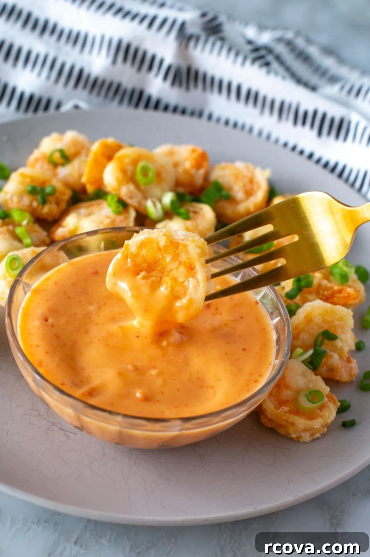 Bonefish Grill Style Bang Bang Sauce 6 side shot of bang-bang sauce with shrimp 1