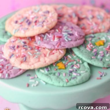 Whimsical Unicorn Delights Made Easy 6 Unicorn Cookies with sprinkles