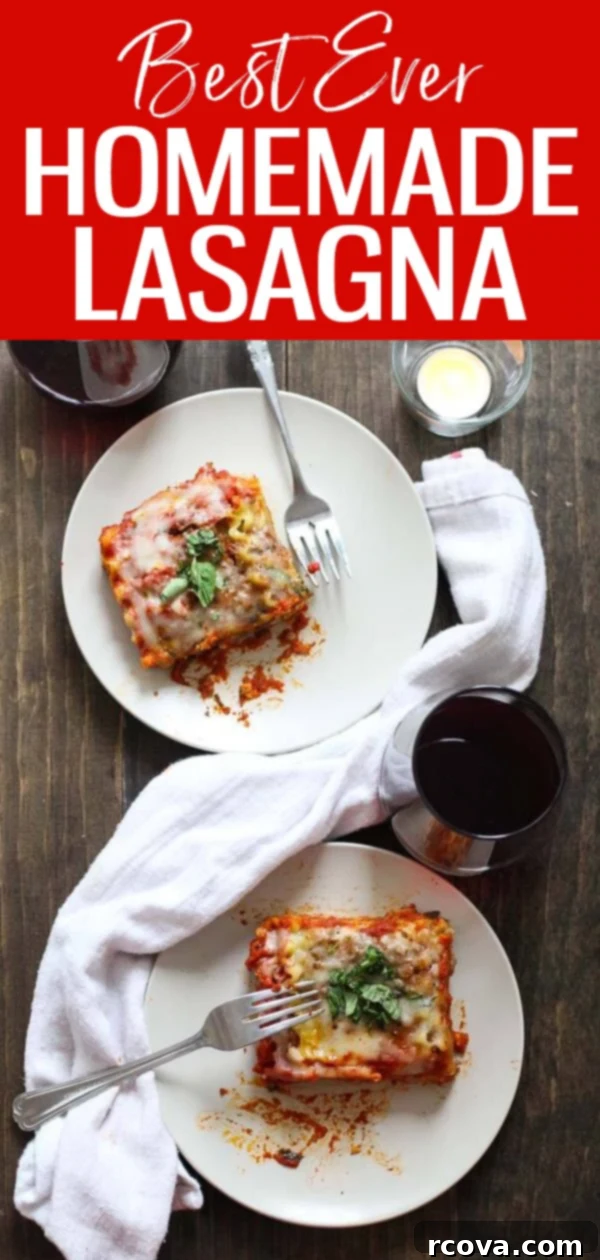 The Ultimate Online Lasagna 10 This is the BEST Lasagna Recipe on the Internet! It’s made with a hearty bolognese, classic tomato sauce and delicious homemade béchamel. #lasagna #homemadelasagna #italianfood