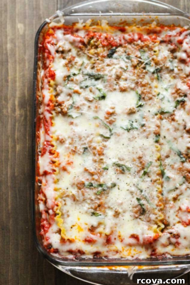 The Ultimate Online Lasagna 6 Delicious baked homemade lasagna with three sauces, ready to serve.