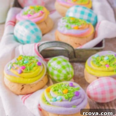 Sunshine Lemon Frosted Easter Treats 9 Frosted Lemon Easter Cookies