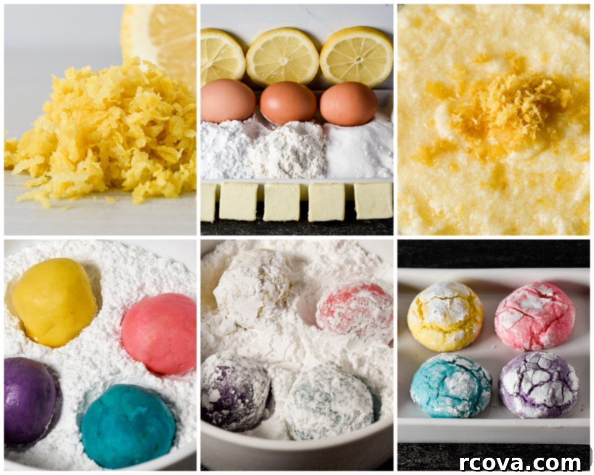 Lemon Sunshine Crinkle Cookies 4 how to make lemon crinkle cookies