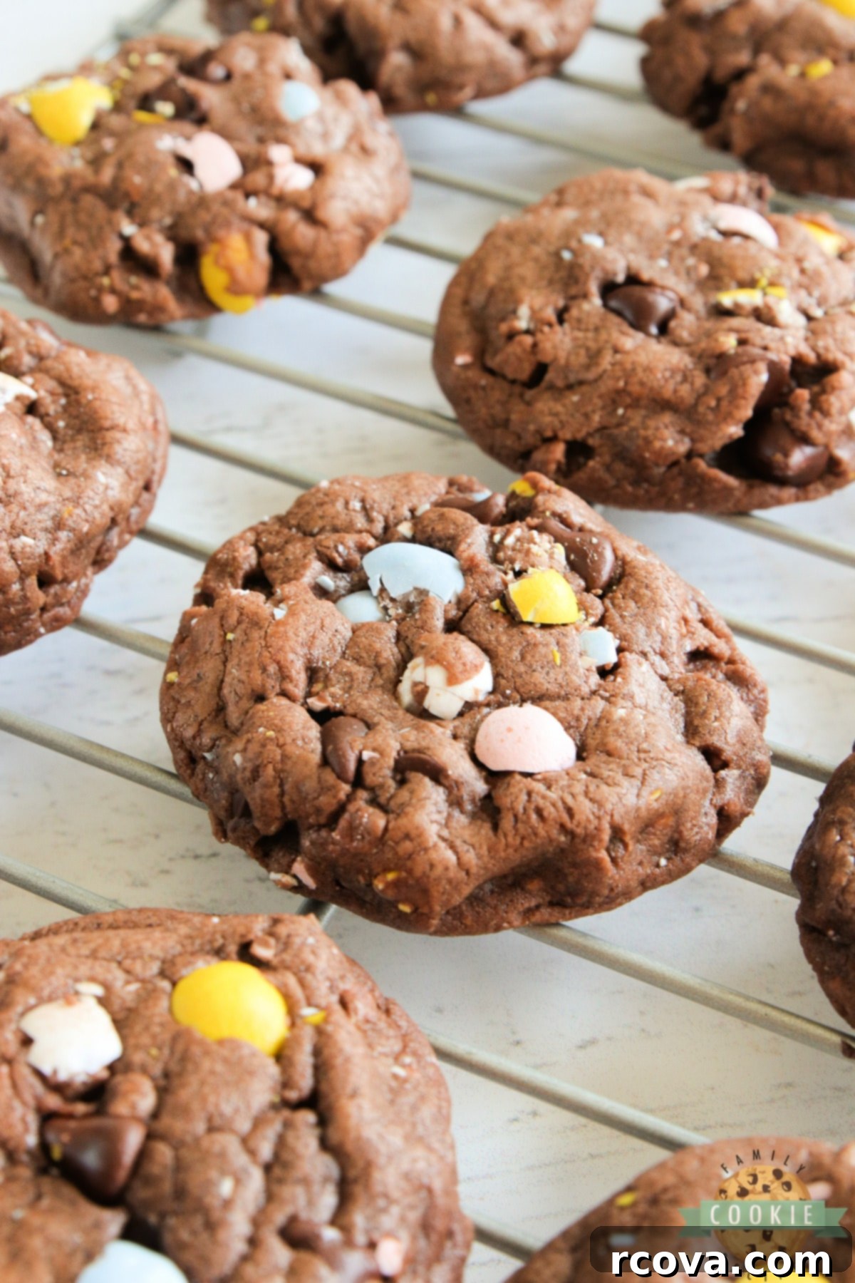 Decadent Cadbury Mini Egg Chocolate Cookies 10 img 9817 9